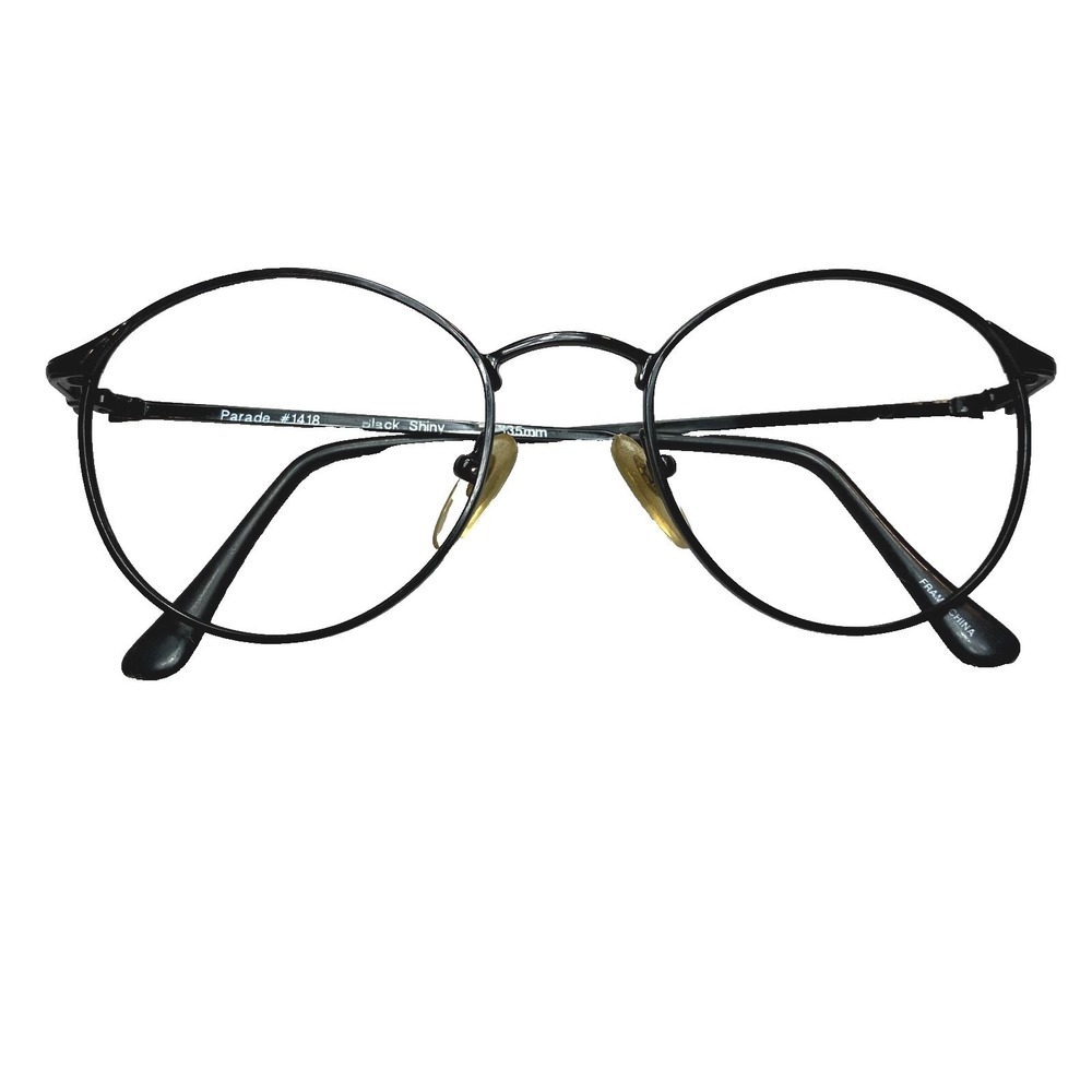 Parade Eyeglasses Black  #1418 Metal Frames 50-18-135